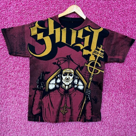 Ghost Papa Emeritus II Goth Metal All Front Tee XS - Picture 1 of 5